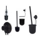 SUPPORTO PORTASCOPIN PARET METAL NERO OPAC VENTOSA