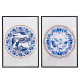 TABLEAU ASSIETTE CADRE NOIR BRILLANT ASSORT 2