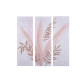 TABLEAU PLUME FEUILLE TOILE ASSORT 3