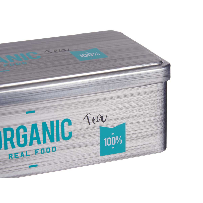 BOTE HOJALATA RECTANGULAR ORGANIC TE