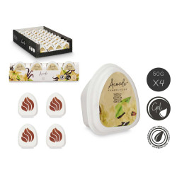 SET 4 MINI AIR-FRESHENERS VANILLA