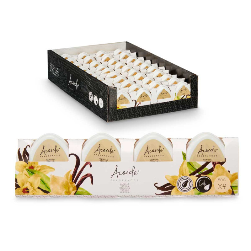 SET 4 MINI AIR-FRESHENERS VANILLA