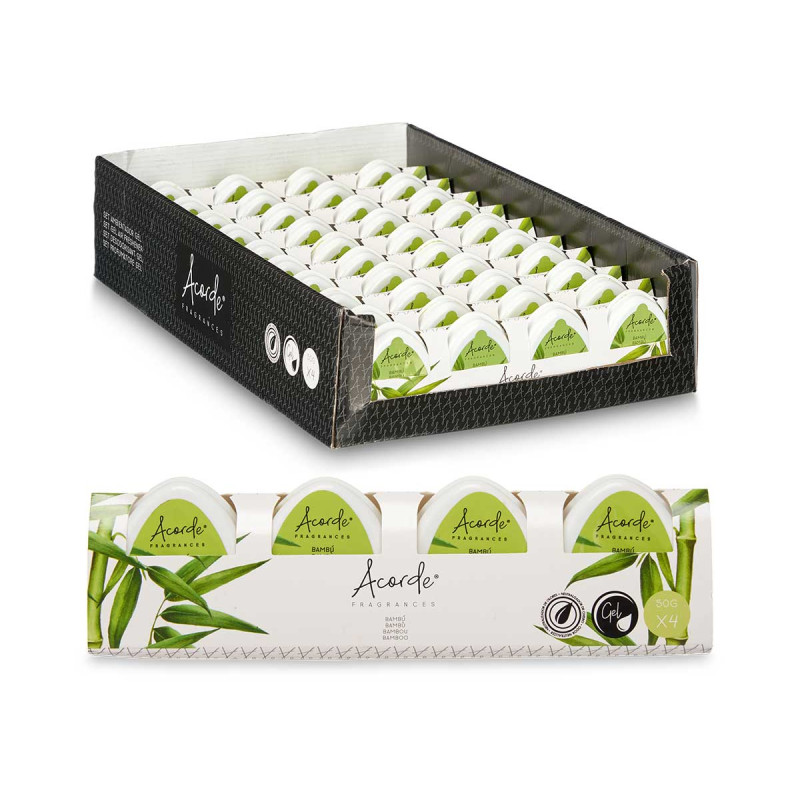 SET 4 MINI DÉSODORISANTS BAMBOU