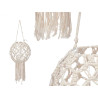MACRAME HANGING CANDLE HOLDER  CONICAL