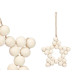 PENDENTIF ÉTOILE BOULES BOIS NATUREL GRAND