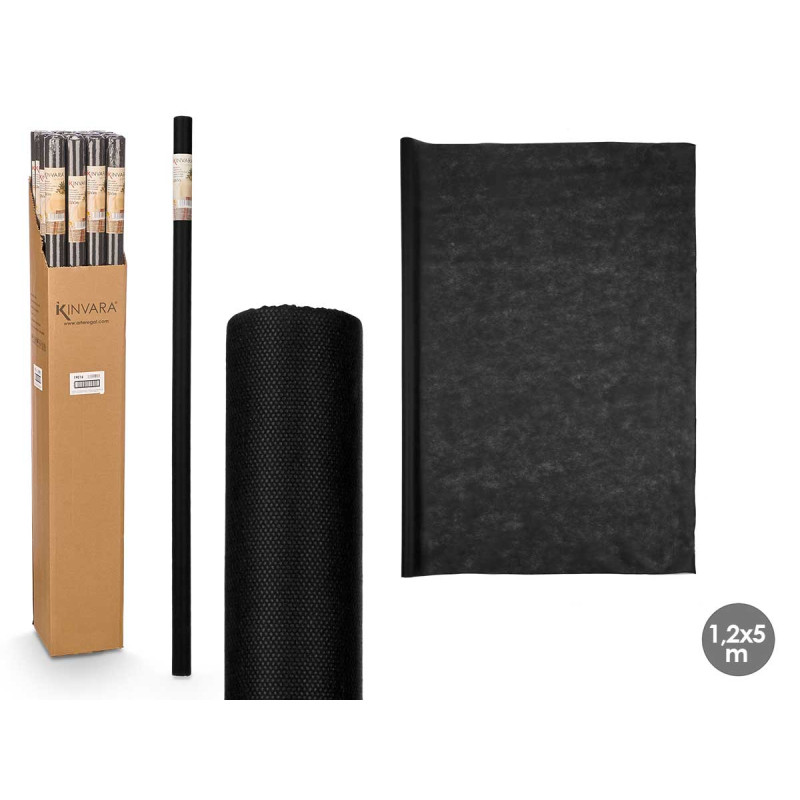 NAPPE JETABLE 1,2X5M NOIR