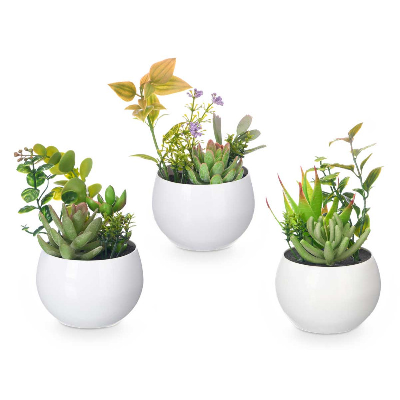 VASO REDONDO BRANCO SORT 6