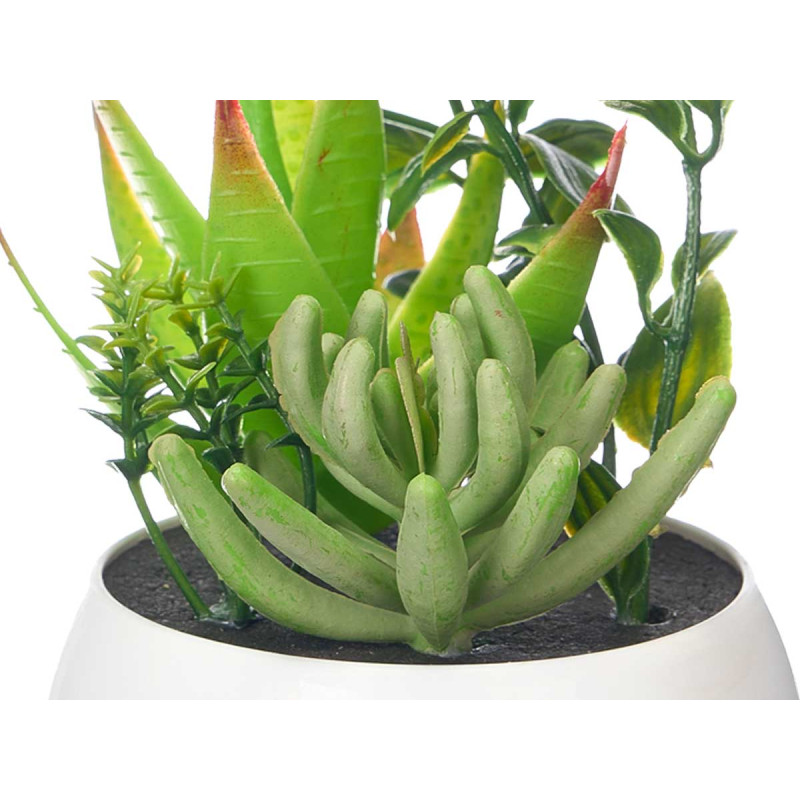 POT ROND BLANC ASSORT 6