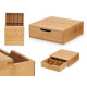 PORTACAPSULAS CAFE BAMBU 30X30CM