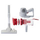 ASPIRADOR DE MANO GRIS ROJO 600W 