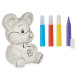 MOUSE MONEYBOX CERAMICS WITH 4 FELT-TIPPED PE