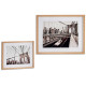 TABLEAU PONTS SET 2 FORMAT PAYSAGE CADRE HETRE 43X