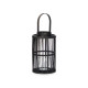 LANTERNE BOUGIE BAMBOU NOIR MOYEN