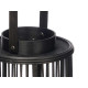 LANTERNE BOUGIE BAMBOU NOIR MOYEN