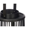 LANTERNE BOUGIE BAMBOU NOIR MOYEN