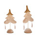 ALBERO POLARE ORO TRICOLORE 22X42CM