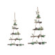 ORNAMENTO NATALE 48X34 ARGENTO