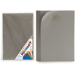 FEUILLE MOUSSE SET 10 FEUILLES FOAM GRIS