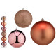 SET 6 PALLINE NATALE COL RAME 12CM ASST
