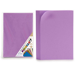 SET 10 EVA FOAM SHEET LILAC 45X65CM