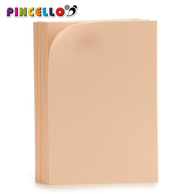 SET 10 EVA FOAM SHEET SKIN COL 45X65CM