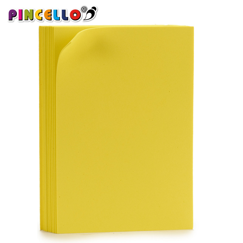 CUSCINO GIOCO 10 FOGLI FOAM A-4 GIALLO
