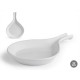 REPOSACUCHARAS PORCELANA BLANCA 29CM