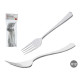 SET 12 FORCHETTA PLASTICA ARGENTATO 