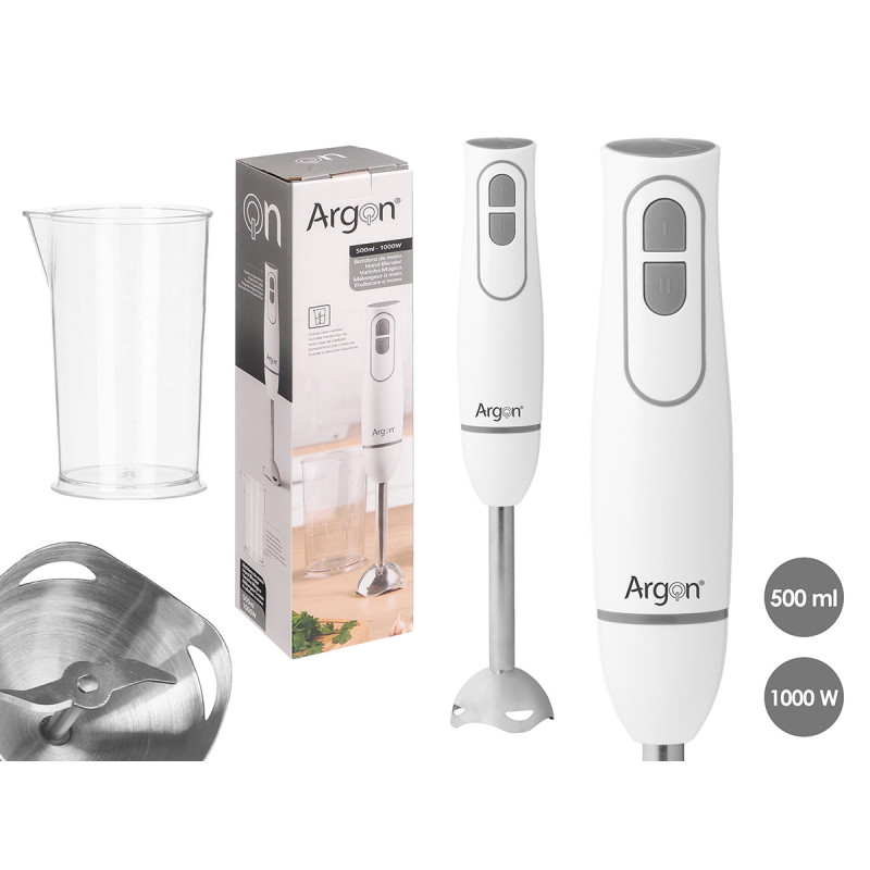 VERRE BLENDER BLANC GRIS 1000W