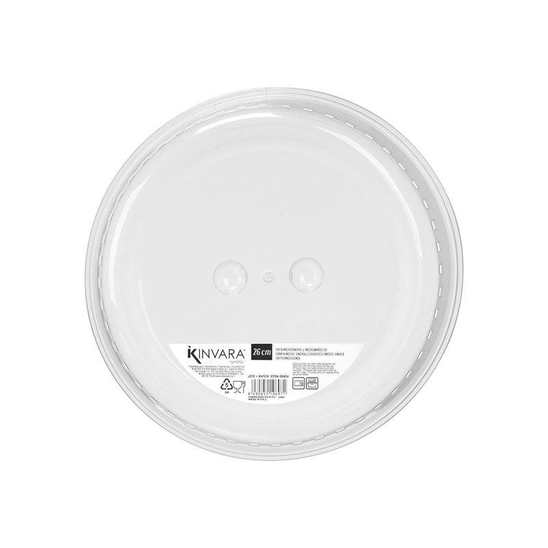 TRANSPARENT MICROWAVE SPLATTER GUARD