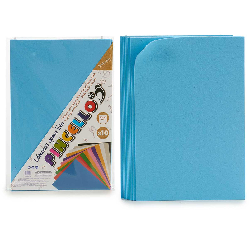 CUSCINO GIOCO 10 FOGLI FOAM A-4 BLU