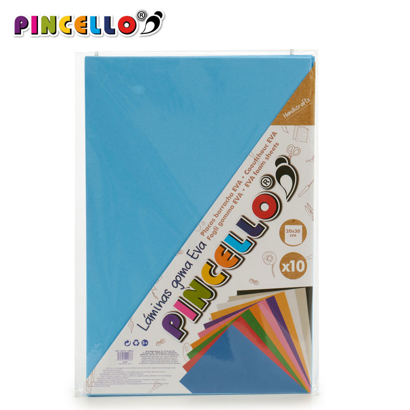 CUSCINO GIOCO 10 FOGLI FOAM A-4 BLU