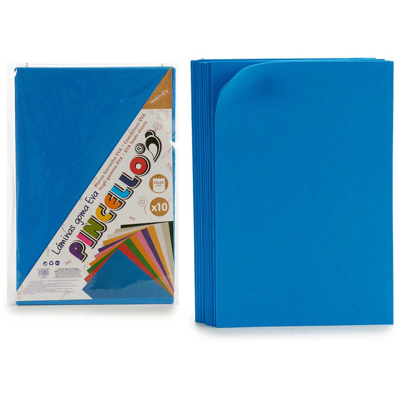 SET 10 EVA FOAM SHEET BLUE NAVY 20X30CM