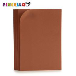 SET 10 EVA FOAM SHEET BROWN 20X30CM