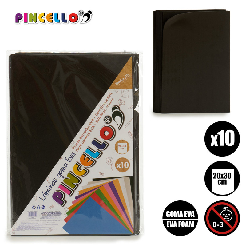 CUSCINO GIOCO 10 FOGLI FOAM A-4 NERO