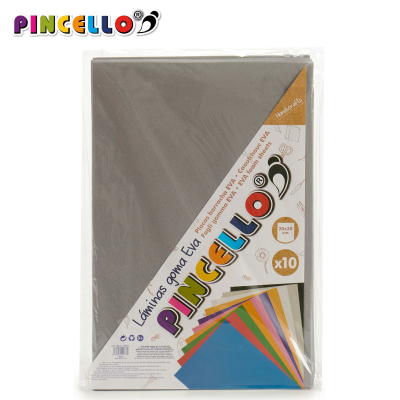 FEUILLE MOUSSE SET 10 FEUILLES FOAM A4 G