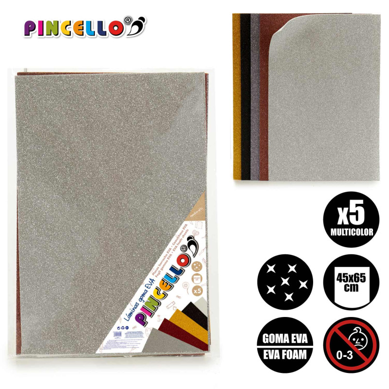 CUSCINO2 5 FOGLI FOAM PURP ASS COLOR