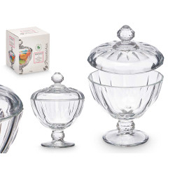 DIAMOND STANDING CANDY JAR 