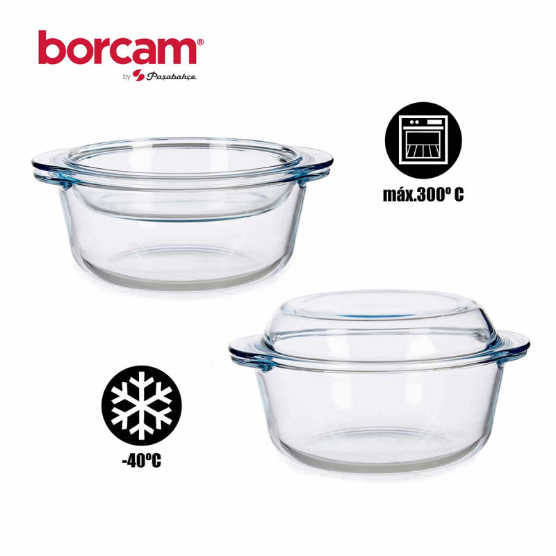 PENTOLA CON COPERCHIO BORCAM 2100 ML