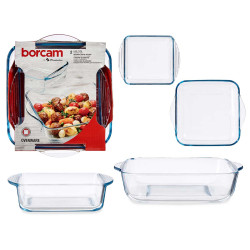 SET 2 VASSOI QUADRATI BORCAM 1040ML + 1950ML