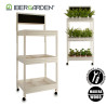 CHARIOT BOIS 3 ETAGERES TABLEAU BLANC