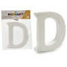 LETTRE D POLYSTYRENE 13,5X15CM