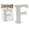 LETTRE F POLYSTYRENE 13,5X15CM