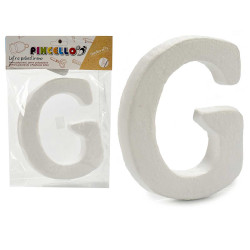 LETTRE G POLYSTYRENE 13,5X15CM