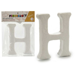 LETTRE H POLYSTYRENE 13,5X15CM