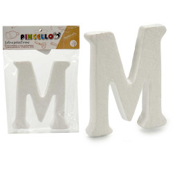 LETTRE M POLYSTYRENE 13,5X15CM