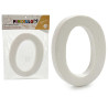LETTRE O POLYSTYRENE 13,5X15CM
