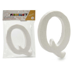 LETTRE Q POLYSTYRENE 13,5X15CM