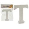 LETTRE T POLYSTYRENE 13,5X15CM