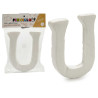 LETTRE U POLYSTYRENE 13,5X15CM